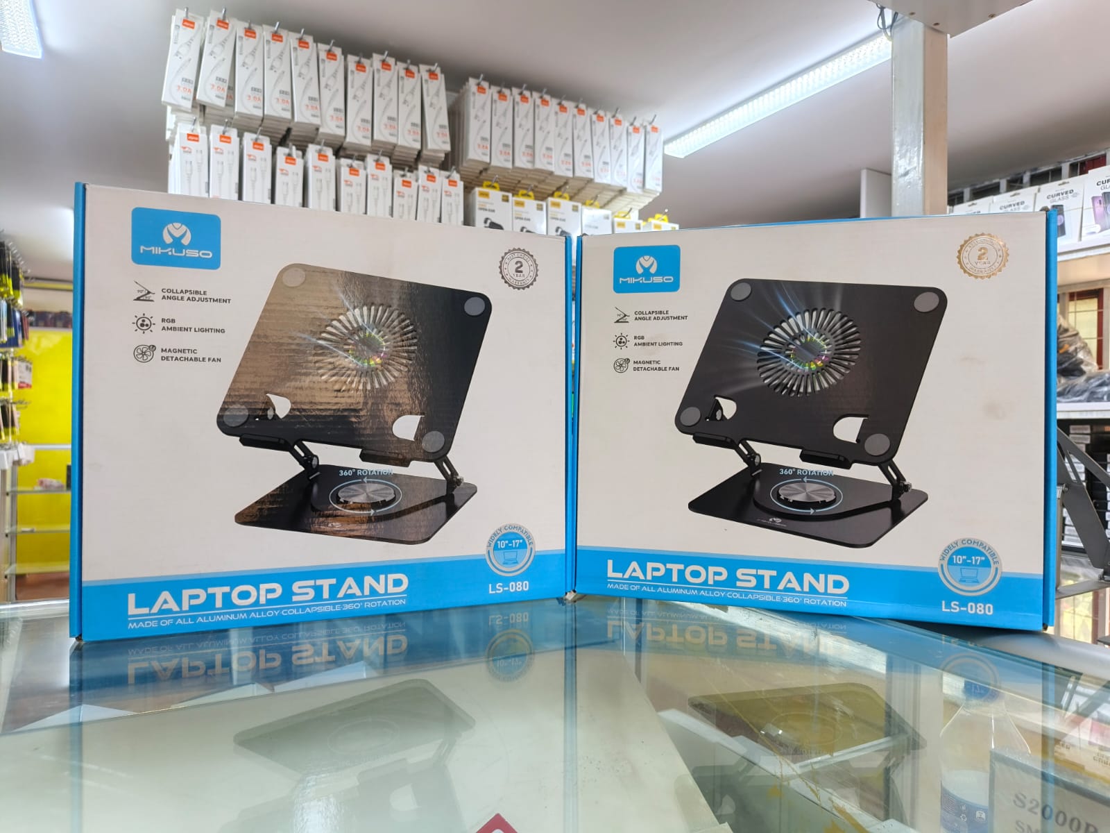 Laptop stand - Collapsible 360° rotation